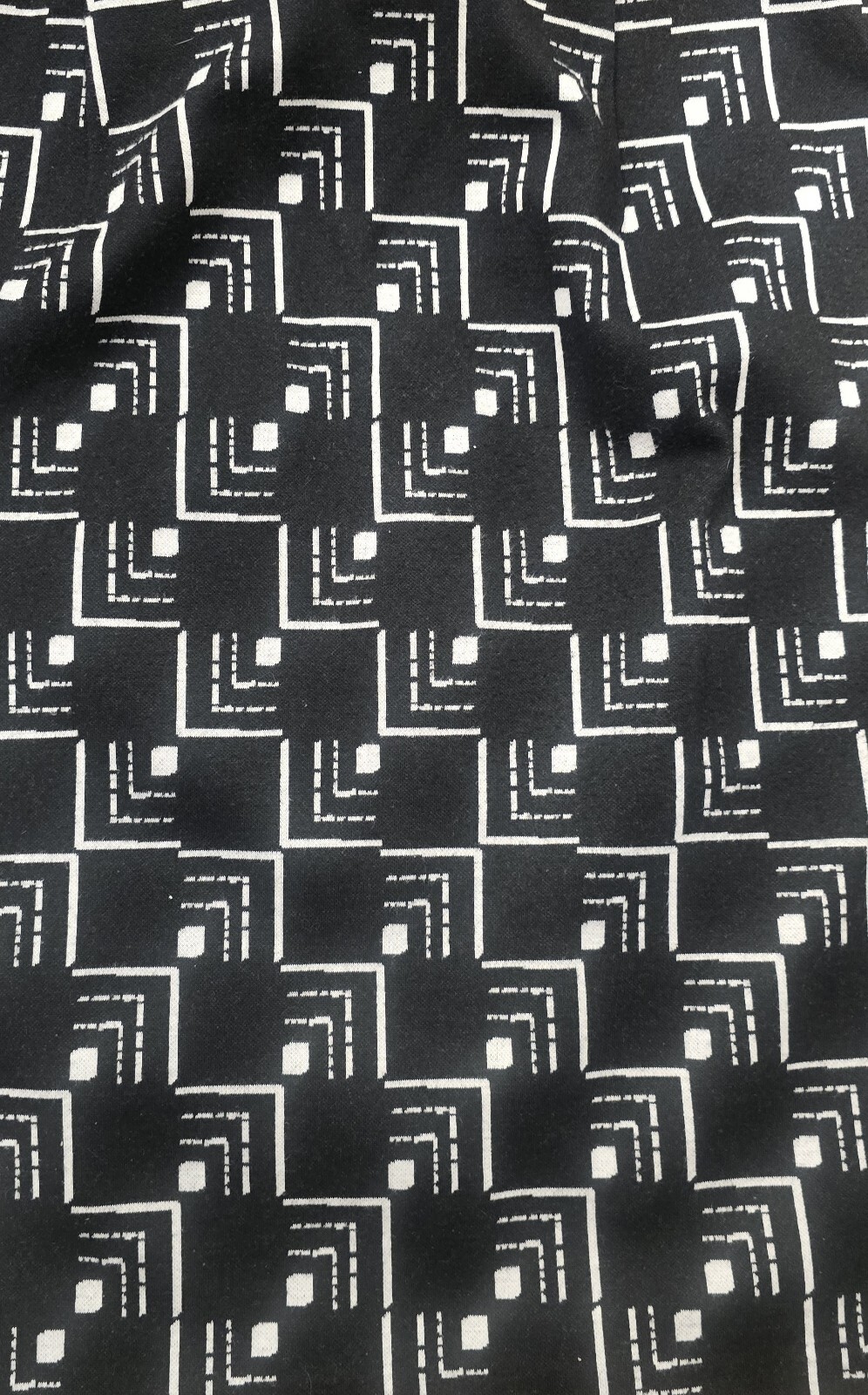 790 Grace Elements Womens Geometric Pattern Black… - image 3