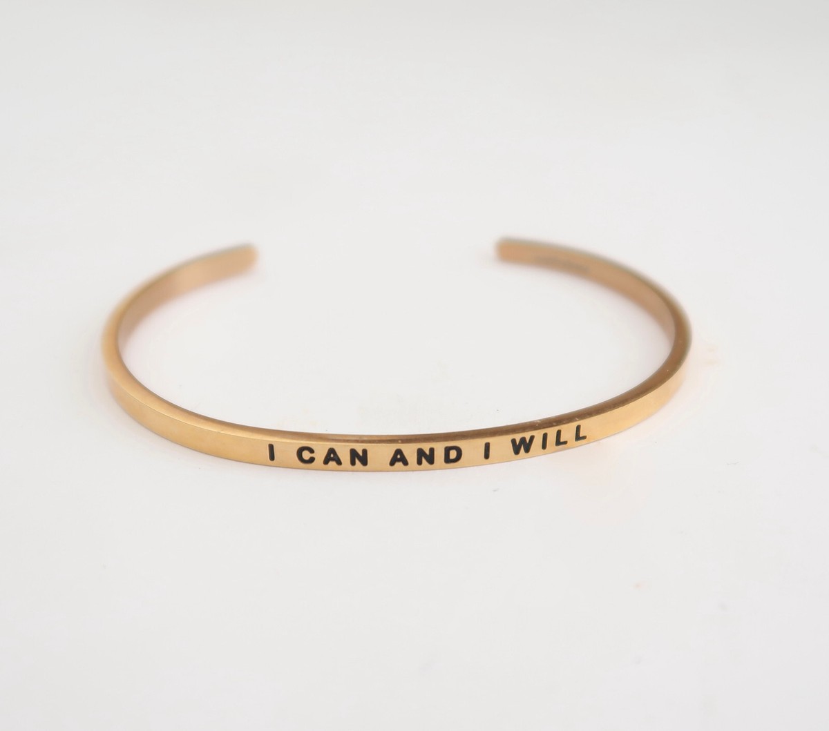 MANTRABAND I Can And I Will affirmation bangle bracelet