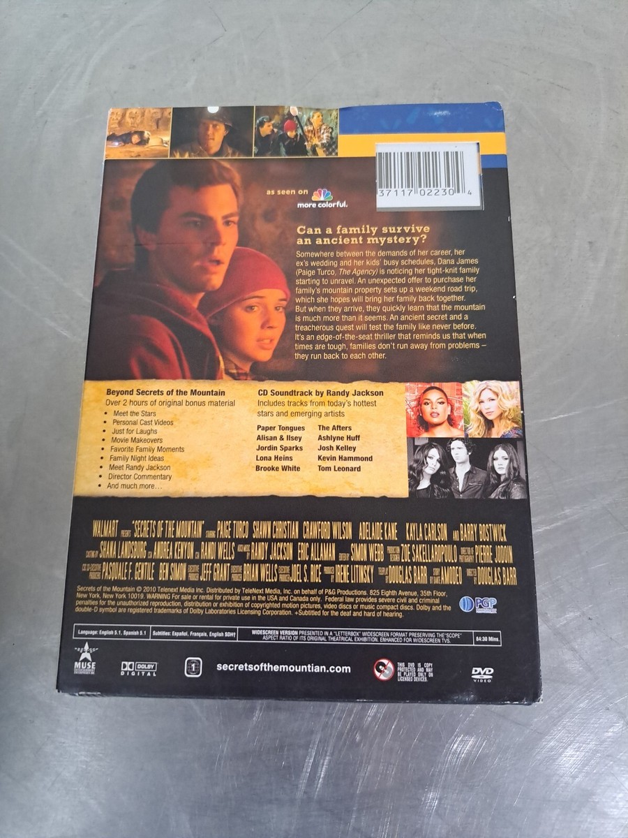 Secrets Of The Mountain (DVD, CD Walmart Exclusive) Paige Turco