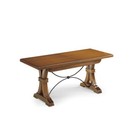 Table Fratino Extensible With Iron Classic Art Povera Walnut Dark 16 Places