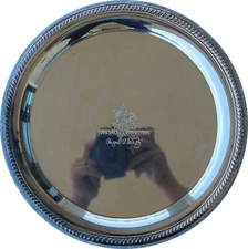 Anheuser Busch / 1971 Sales Convention Silver Serving Tray / FB Rogers Silver Co