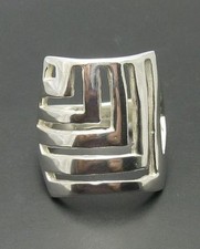 Stylish Sterling Silver Women's Ring Genuine Solid 925 Handmade Empress