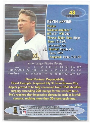 Topps Finest Baseball Refractor Parallel Inserts - Various Years - You Pick - Picture 55 of 57
