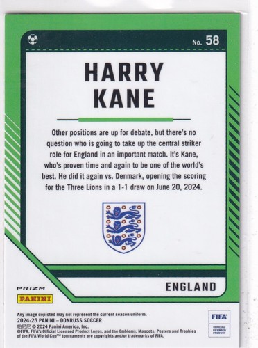 2024-25 Panini Donruss Optic No. 58 Harry Kane Plum Blossom Prizm SSP - Bild 2 von 2