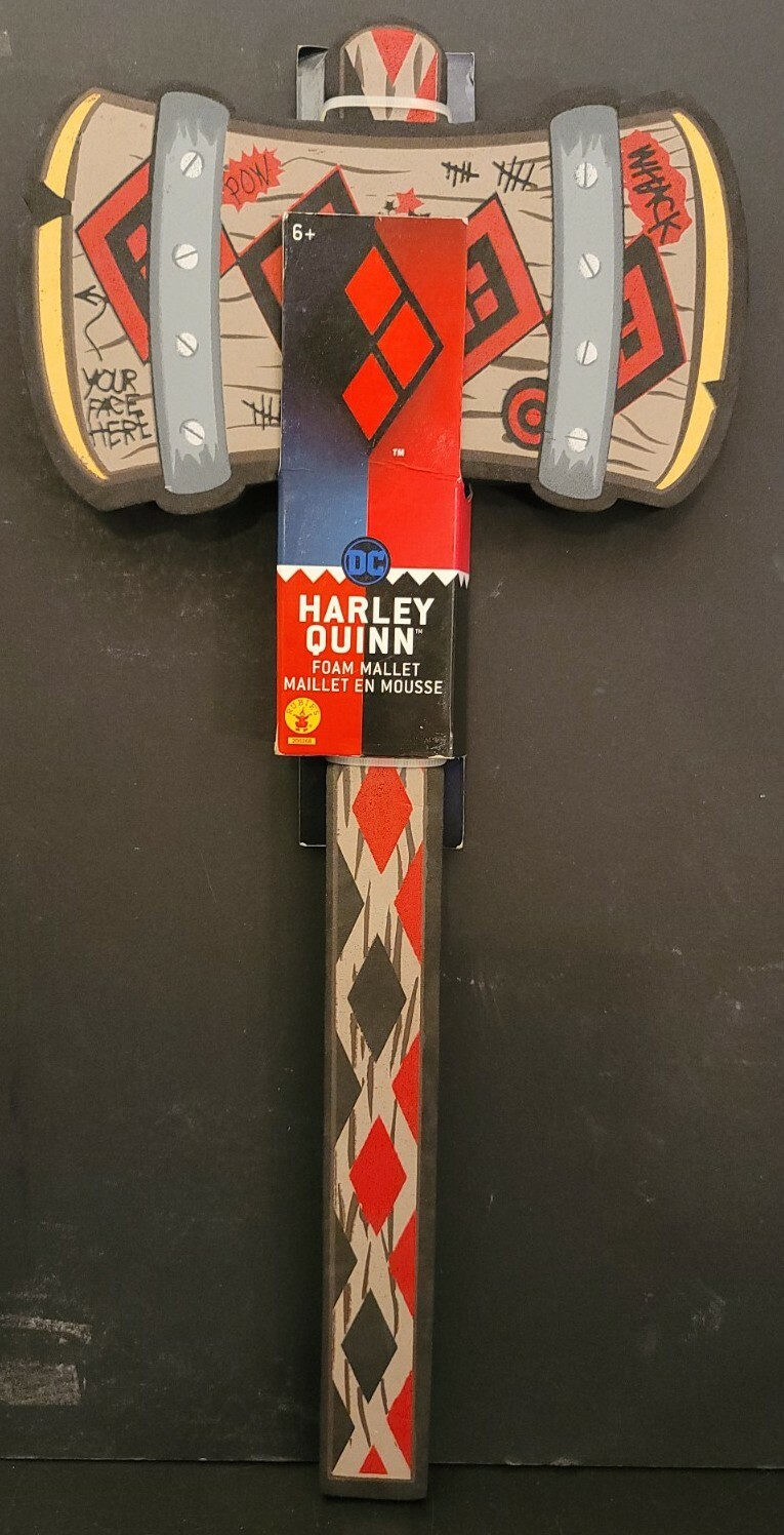 Harley Quinn Mallet Suicide Squad Joker DC Comics Batman Costume Foam Mallet