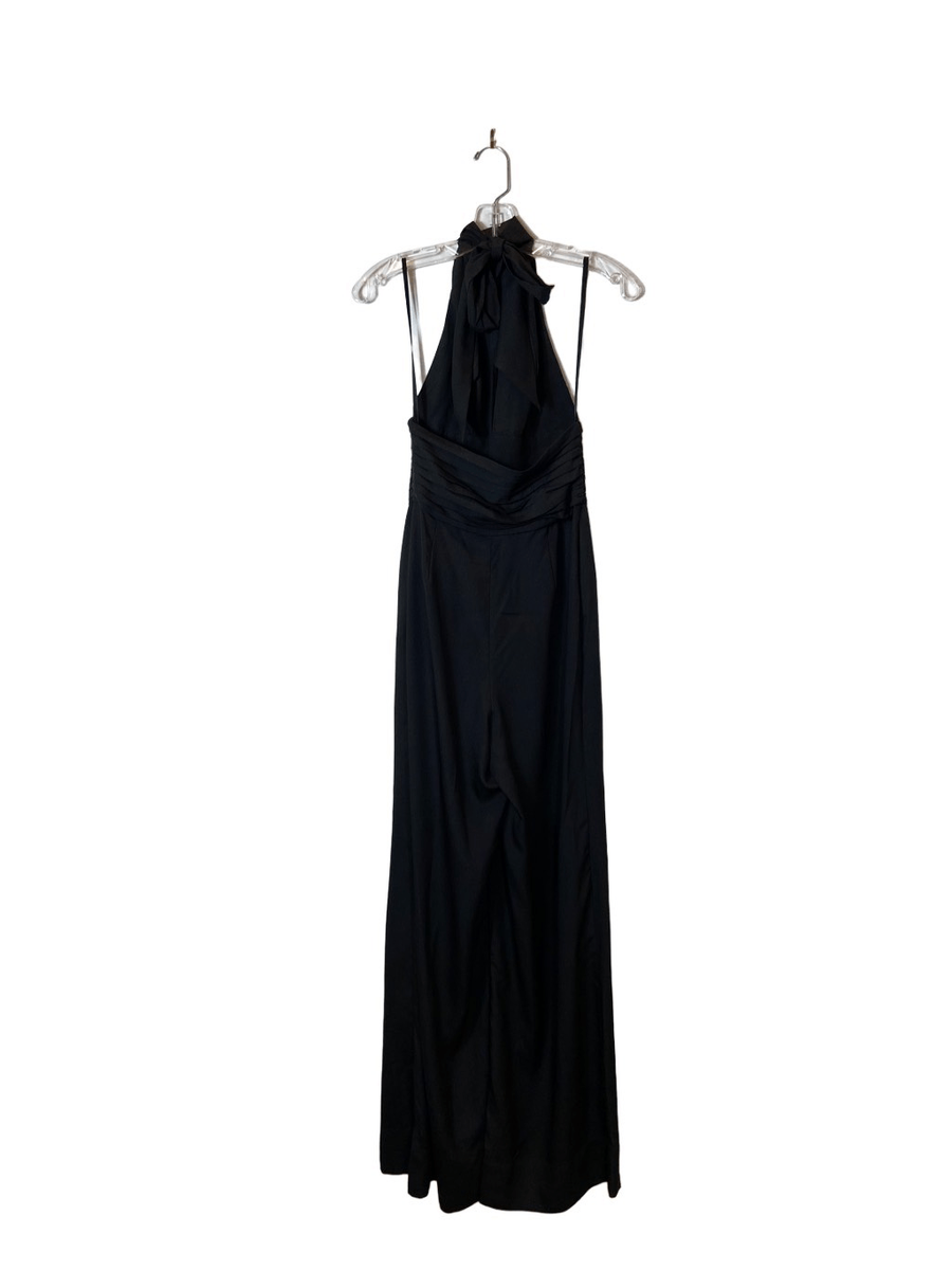 Misha Collection Women's Halter Neck Sleeveless Maxi Dress Formal Black  Size 4 | eBay