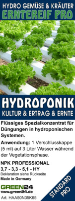 Hydro-Erntereif Nhrlsung NPK Voll-Dnger fr Kruter & Gemse in  Hydrokultur | eBay.de