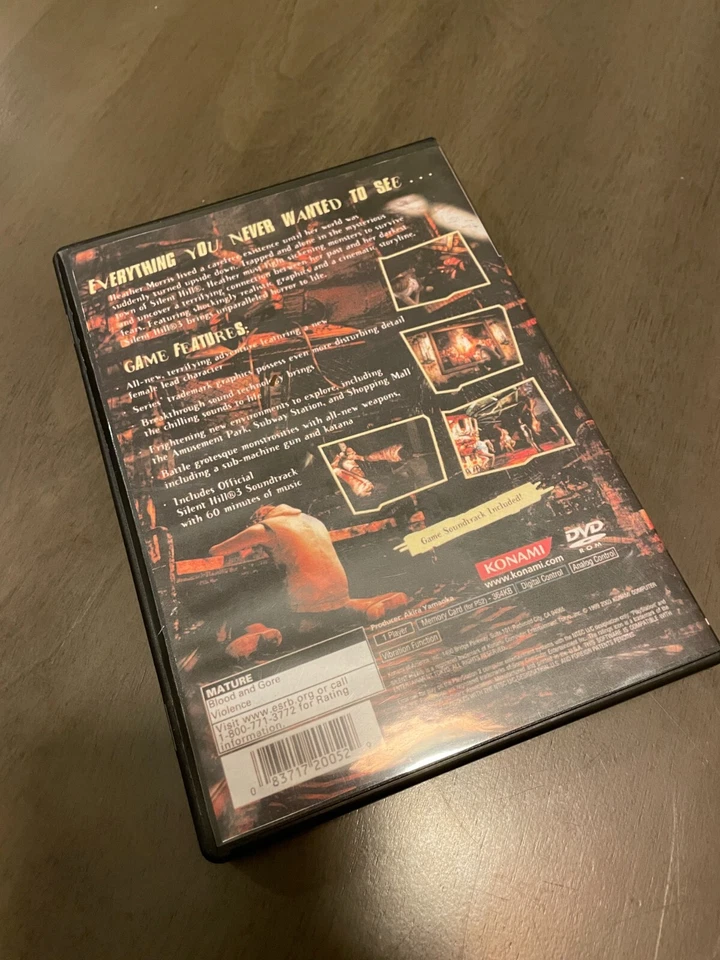 Capa de substituição Silent Hill 3 EUA Playstation 2 PS2 Edition somente - Imagem 2 de 4