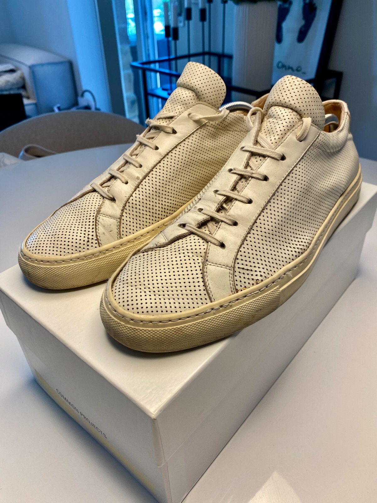 Common Projects Achilles Perforated Sneakers Size… - image 6