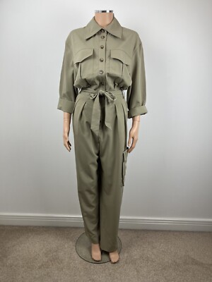 Utility Jumpsuit New Look Green Jumpsuit River Island Belted