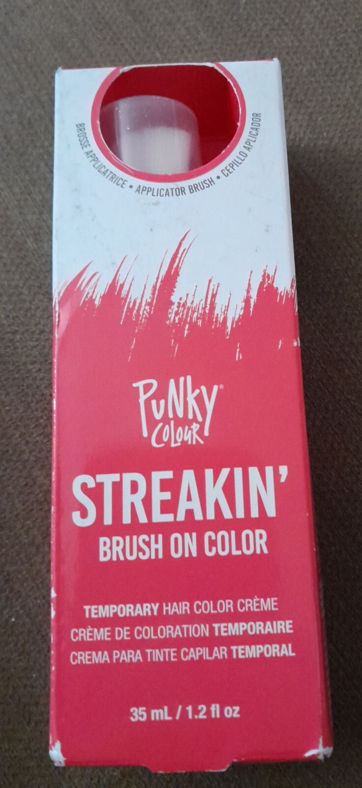Punky Color STREAKIN RED MAGENTA  Brush On Temporary Hair Color Creme