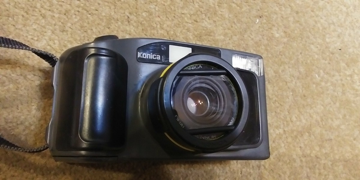 Konica MR.640 Weather Proof Dual Sensor Film Camera Nice w Strap