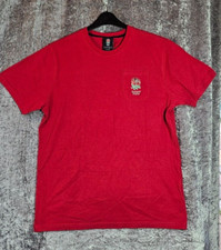 England rugby union red tshirt fanatics size Large
