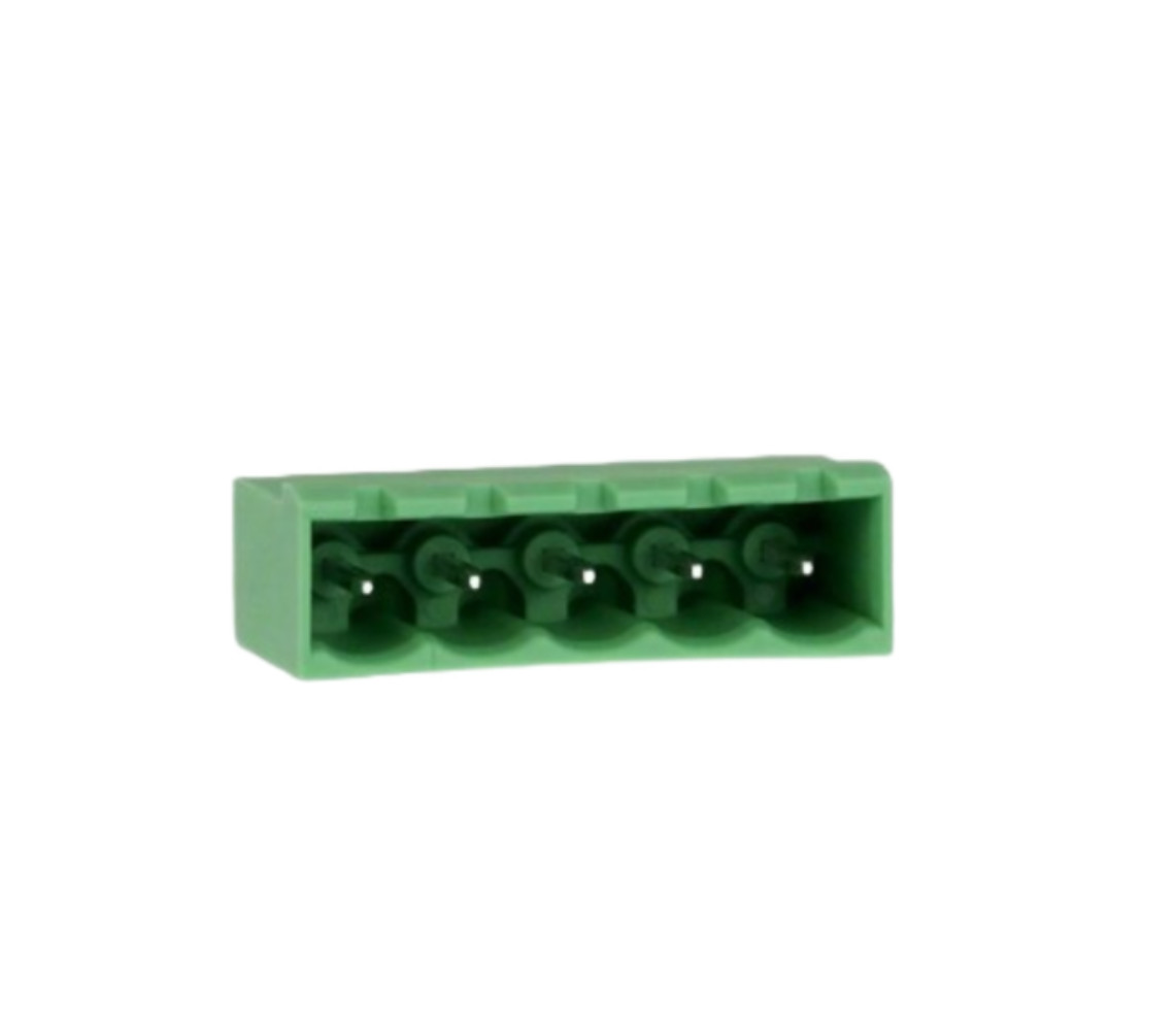 Pack of 5 1755765 Terminal Block Header 5 Position, Male Pins, Shrouded (4 Side)