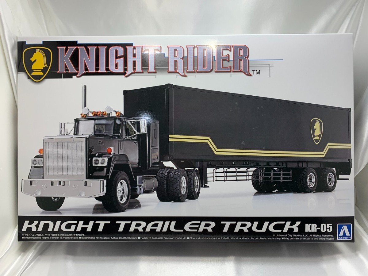 AOSHIMA Movie Mecha 1/28 KR-05 Knight Rider Trailer Truck Plastic