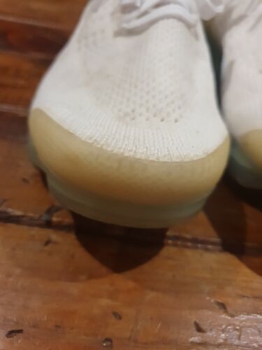Nike Air Women's Vapormax Flyknit White Shoes Size US 9.5 UK 8.5 EU 43 Sneakers - Picture 4 of 17