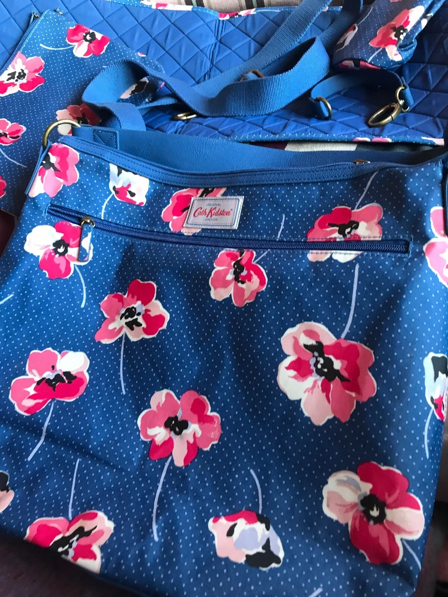 Cath Kidston 'Poppy Spot' Tote Changing/Nappy Bag For Baby/Mum Rrp £75 Used  Once | eBay