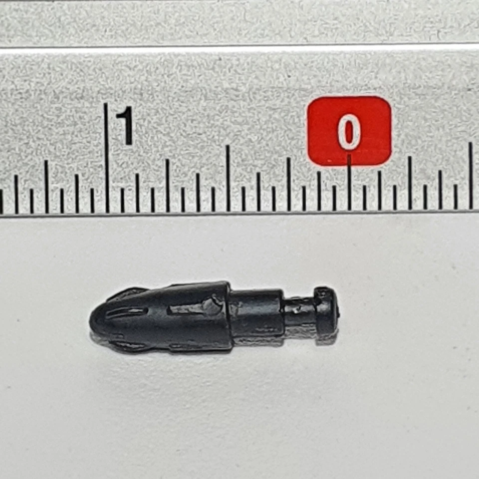 Vtg Micronauts Giant Acroyear BLUE ROBOT plastic diecast action figure - Image 2 of 4