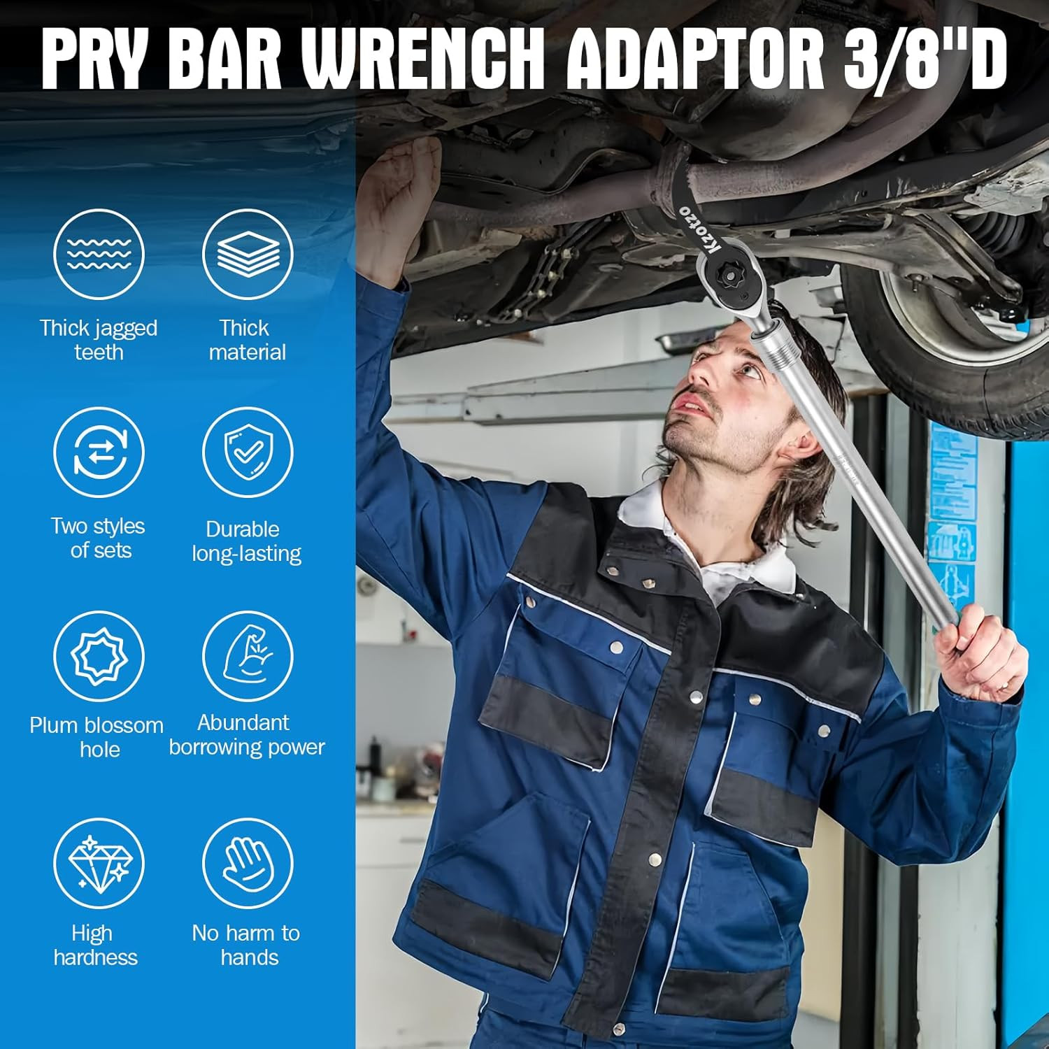 Pry Bar Wrench Adapter，Half Shaft Removal Car Repairing Tools ，Half Shaft 