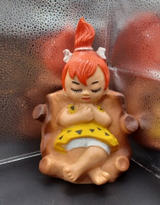 Hanna Barbera Flinestones Pebbles Girl Child Plastic Bank