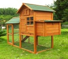 Hühnerstall Collosus Holz winterfest große für 2-4 Hühner XXL Wachtelstall 06
