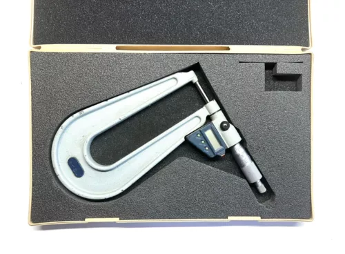 Mitutoyo 389-711-30 6" Depth Micrometer, 0-1", .00005"