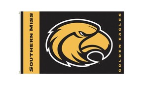 Ncaa Southern Miss Golden Eagles Logo Flag 3 X 5 Flag House Decor Mississippi Ebay