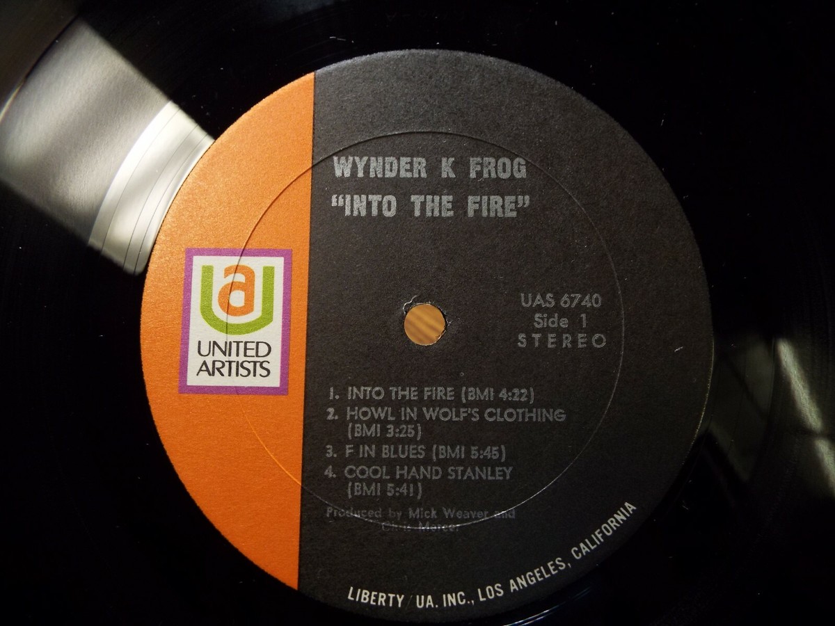WYNDER K FROG INTO THE FIRE FUNKY ORGAN JAZZ LP VINYL ALBUM | eBay