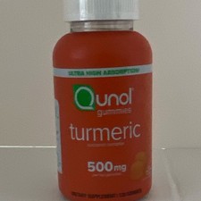 Qunol Turmeric Curcumin Complex Gummies 500 mg Dietary Supplement
