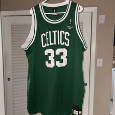 Vintage Larry Bird Boston Celtics Legend NBA Jersey Men Reebok 33 Green 2XL