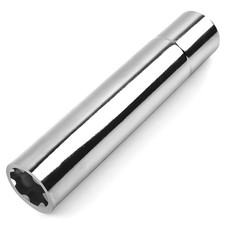 MIKKUPPA 7 Point Spike Lug Nuts 7 Spline, Spline Socket Chrome