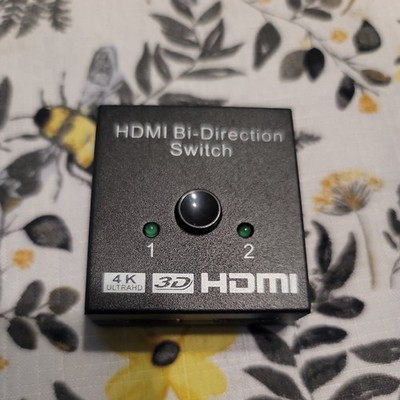HDMI 2.0 HDTV Switch Switcher Splitter Bi-Direction Hub HDCP 2x1 1x2 In Out 4K