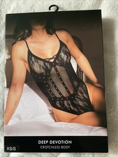 Image of Ann Summers .DEEP DEVOTION - CROTCHLESS BODY Size XS/S 4-10 -New In Box -