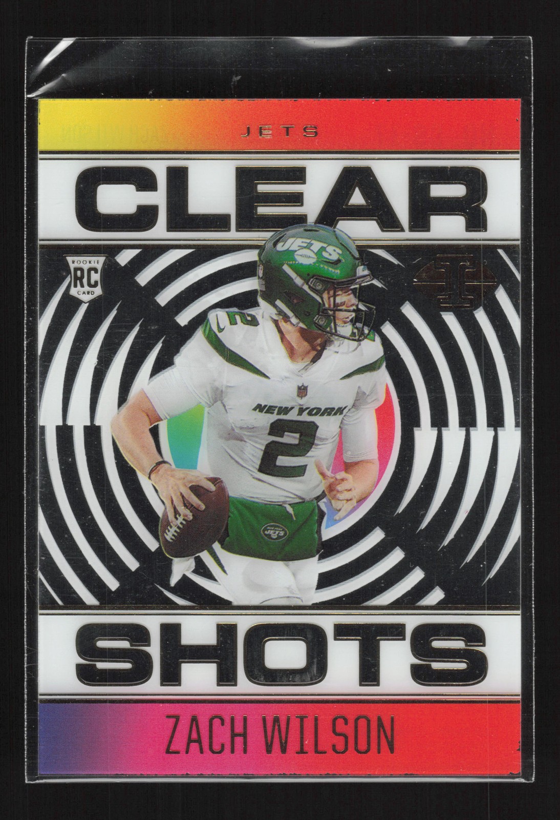 2021 Panini Illusions #CS-17 Zach Wilson Clear Shots Rainbow