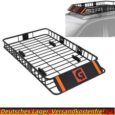 Dachkorb Auto Dachträger Dach Gepäckträger Schwarz Universal Gepäckkorb Metall