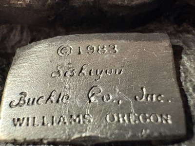 #ad Ames Tools Belt Buckle 1982 “TRAIN SUMMIT UTAH”Limited Edition #6582 Used EXCELL $12.99