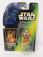 Star Wars Power of the Force POTF Green Card X-Wing Pilot Luke Skywalker