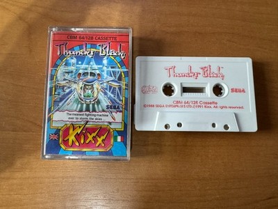 Thunder Blade KIXX C64/128 Commodore 64 Spielkassette - PAL CIB komplett