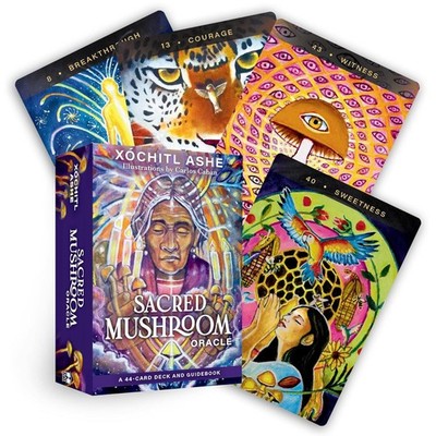 Sacred Mushroom Oracle Kartendeck 44 Karten & Anleitung von Hay House