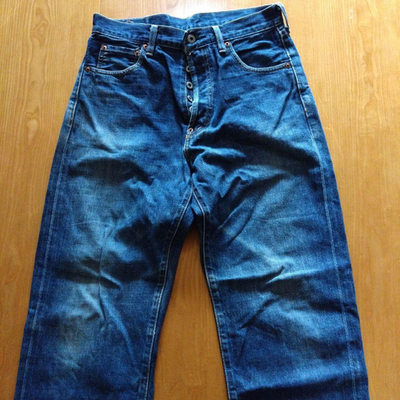 90s Levi's 702-XX Redline Selvedge Japan Reissue Cinch Back Jeans
