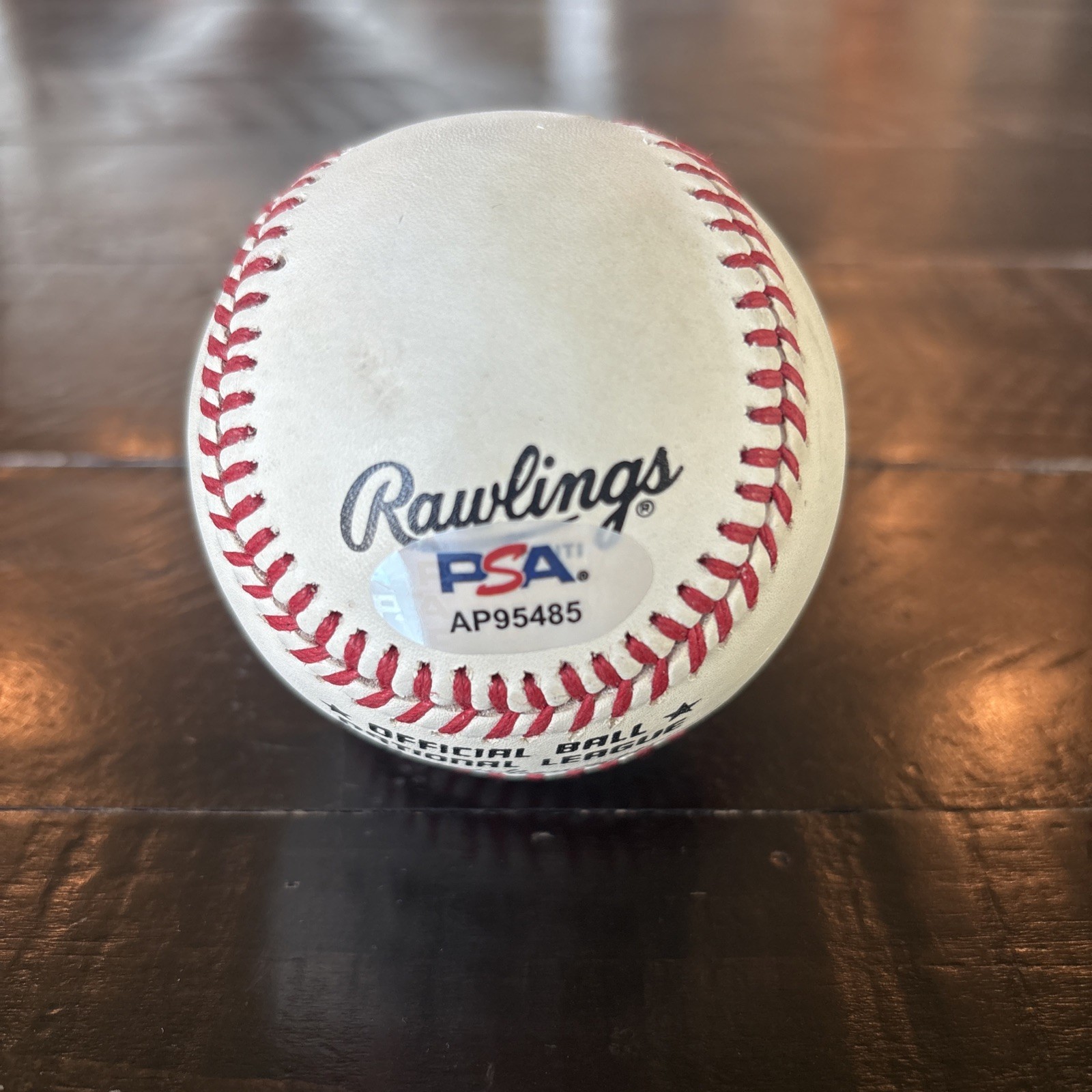 Ernie Banks PSA/DNA Signed National League ONL Autographed Baseball  view 2