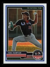 Ford Thompson 2023 Panini USA Baseball Stars & Stripes #17 Chrome Rookie RC