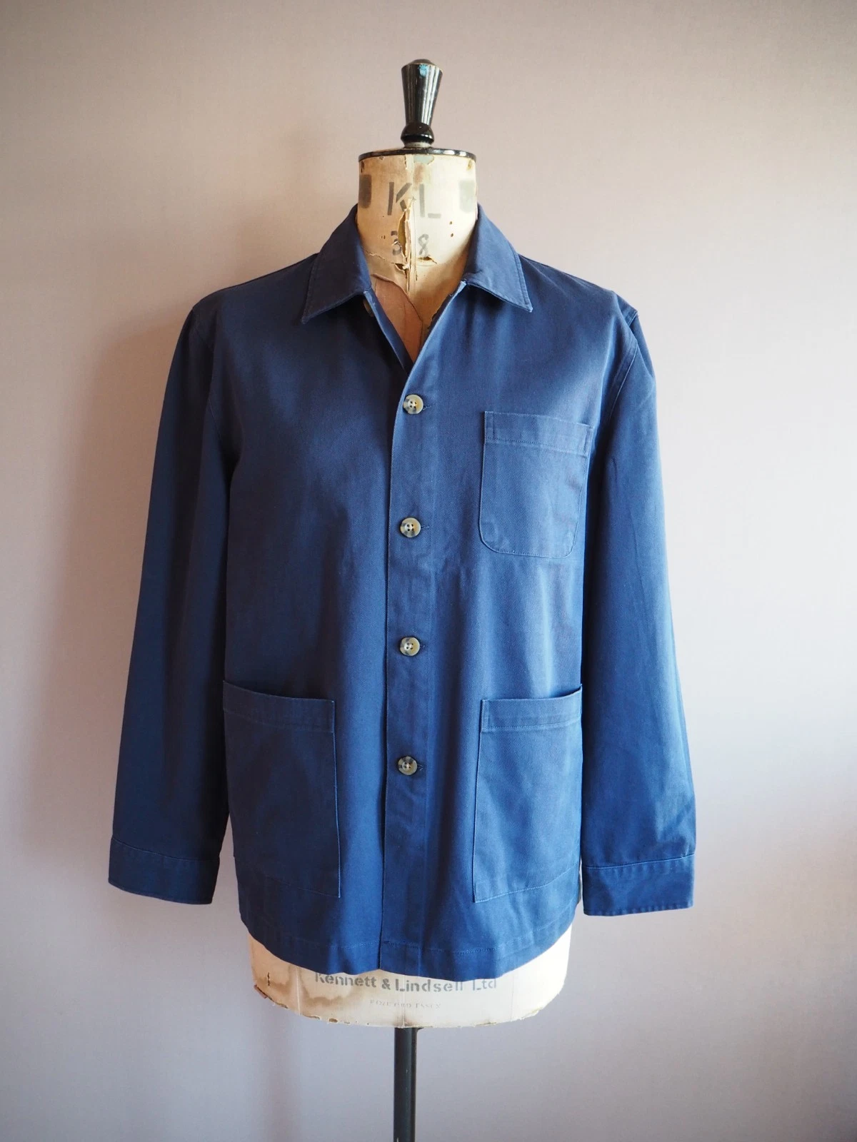 Maison de Travail Chore Jacket Mens Navy Utility Worker Shacket French Workwear
Opens in a new windo
