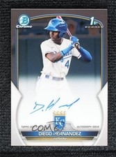 2023 Bowman Chrome Prospect Auto Diego Hernandez #CPA-DH Auto 0c3e