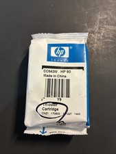 Genuine HP 60 CC643W Tri-Color Ink Cartridge No Box Not Sure Of Expiration