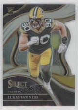 2023 Panini Select Club Level Black & Gold Prizm Die-Cut Lukas Van Ness 13ql