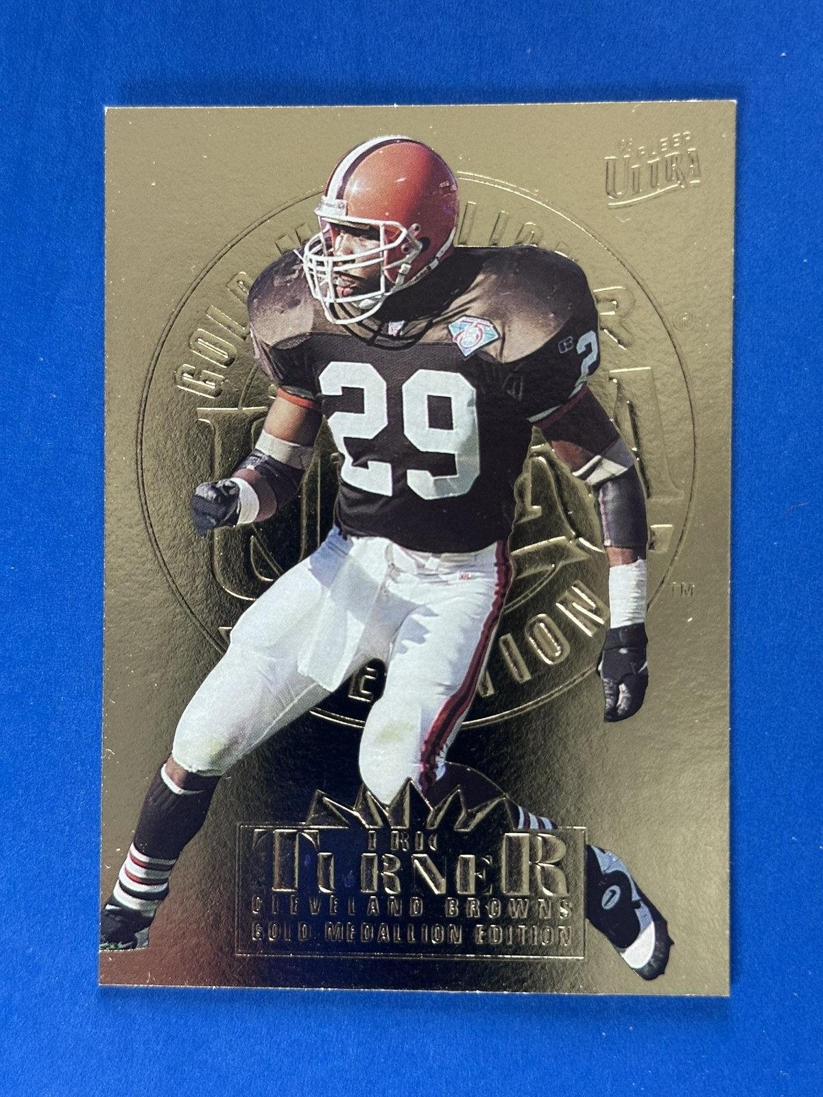1995 Ultra Gold Medallion #70 Eric Turner Cleveland Browns!