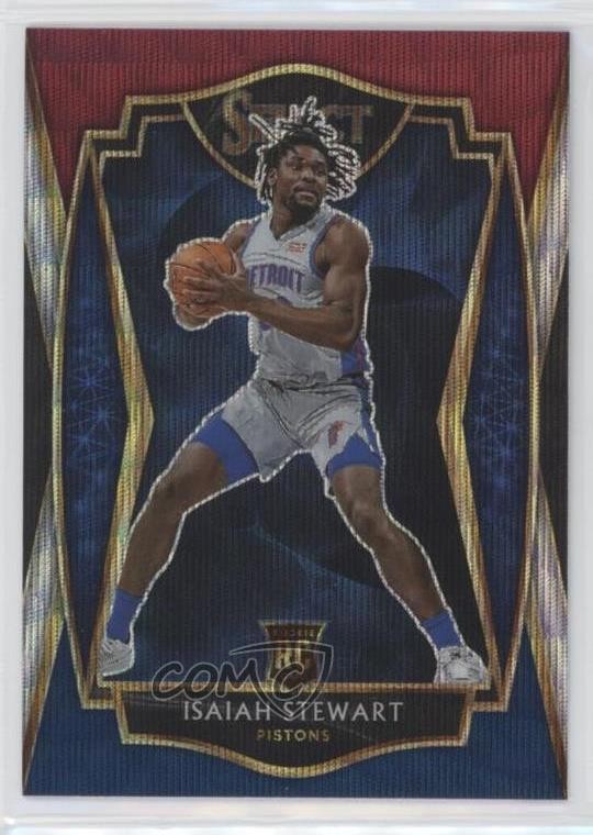 2020-21 Panini Select Premier Level Tri-Color Prizm Isaiah Stewart #191 4p1