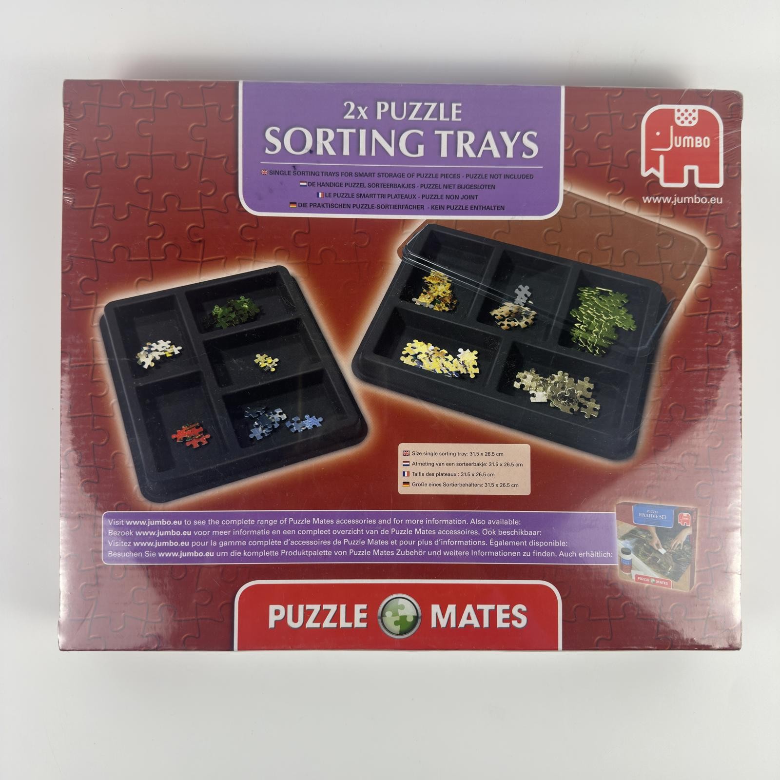 Puzzle Sorter Puzzle Mates Jigsaw Piece Sorting 2x Puzzle Sorting Trays