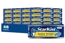 StarKist Solid White Albacore Tuna in Water - 5 oz Can (Pack of 48)